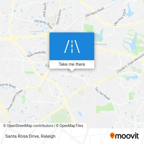 Santa Rosa Drive map