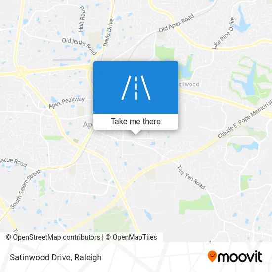 Satinwood Drive map