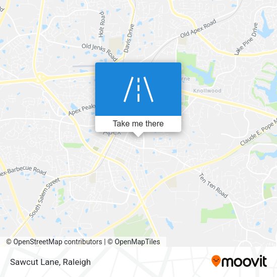 Mapa de Sawcut Lane