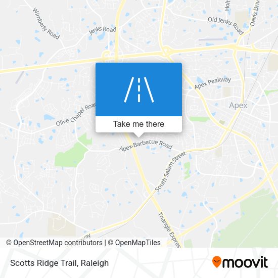 Mapa de Scotts Ridge Trail