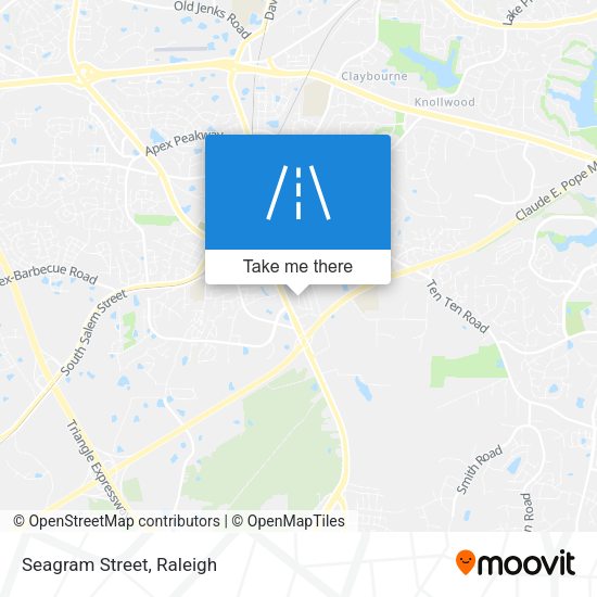 Mapa de Seagram Street