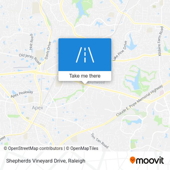 Shepherds Vineyard Drive map