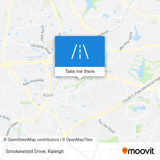 Smokewood Drive map