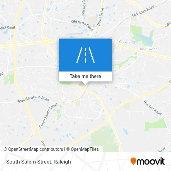 South Salem Street map