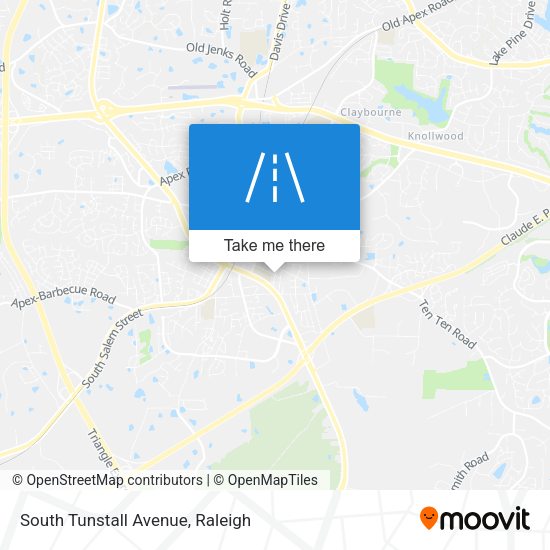 South Tunstall Avenue map