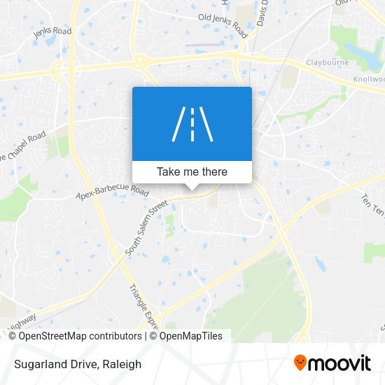 Sugarland Drive map