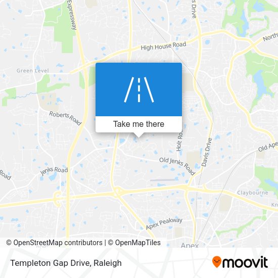 Mapa de Templeton Gap Drive