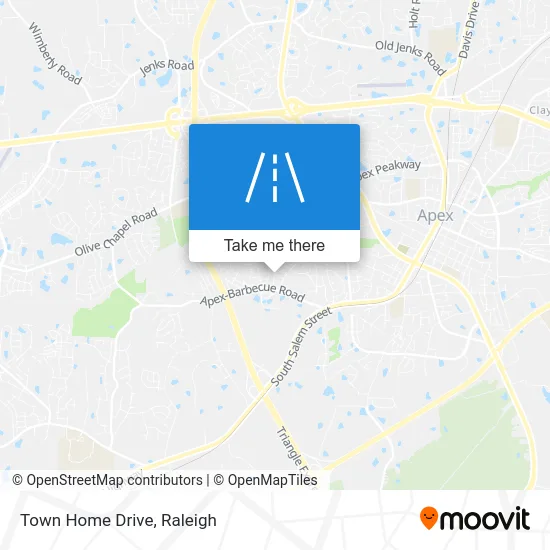 Town Home Drive map