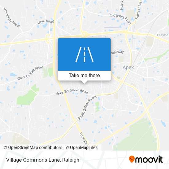 Village Commons Lane map