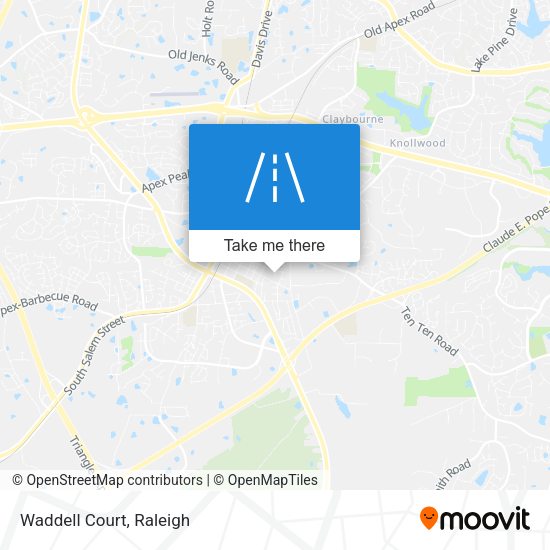 Mapa de Waddell Court