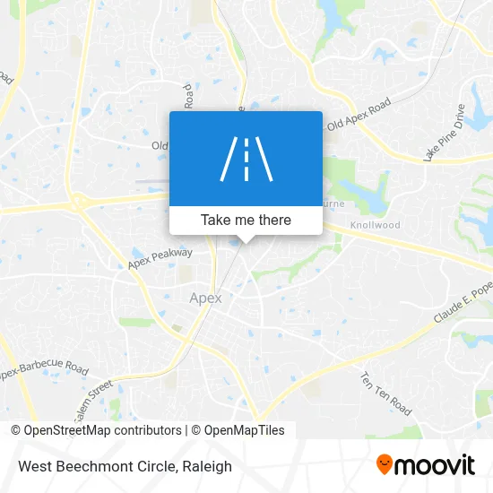 West Beechmont Circle map