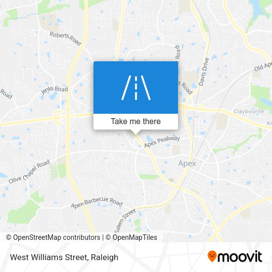 West Williams Street map