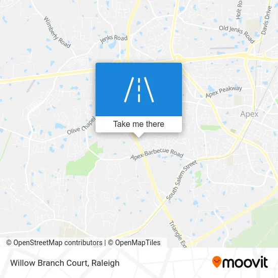 Willow Branch Court map