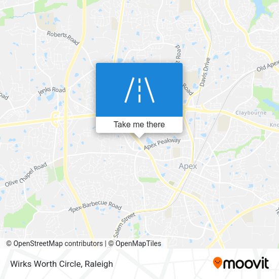 Mapa de Wirks Worth Circle