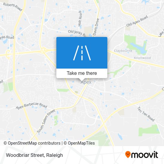 Mapa de Woodbriar Street