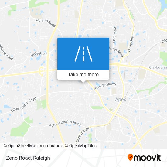 Mapa de Zeno Road