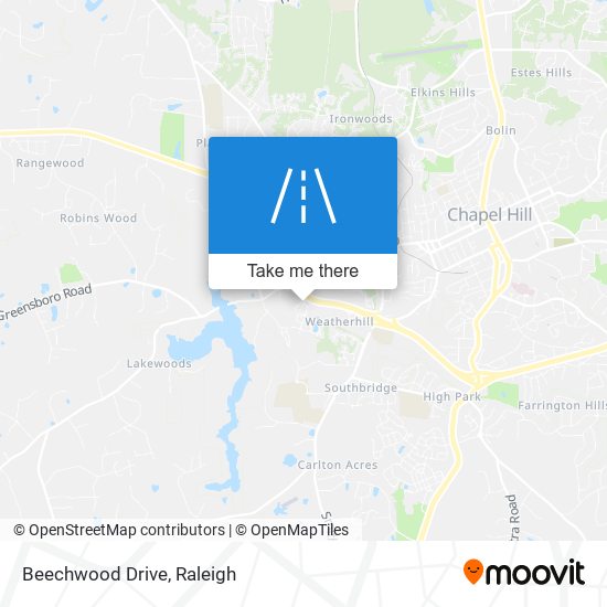 Beechwood Drive map