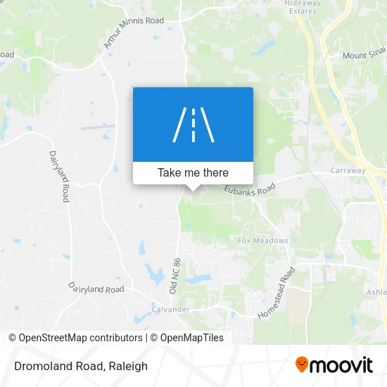 Dromoland Road map