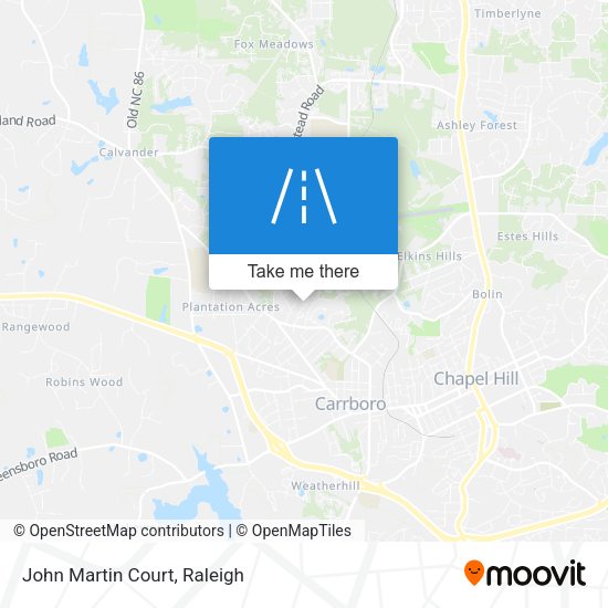 Mapa de John Martin Court