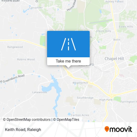 Mapa de Keith Road