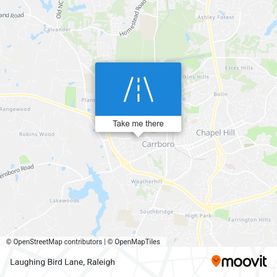 Mapa de Laughing Bird Lane