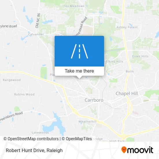 Robert Hunt Drive map