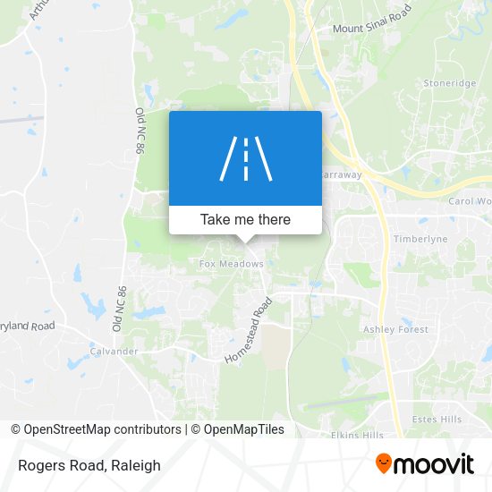 Rogers Road map