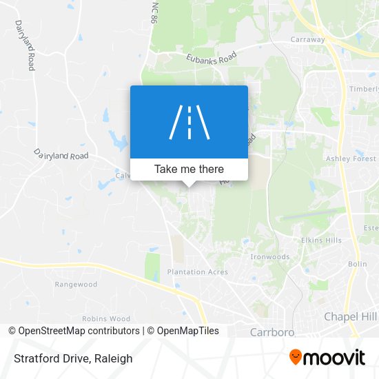 Mapa de Stratford Drive