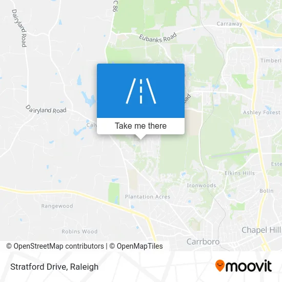 Stratford Drive map