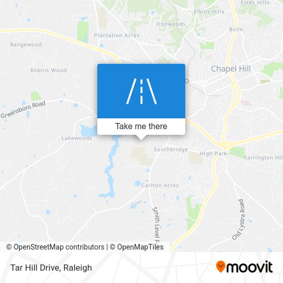 Mapa de Tar Hill Drive