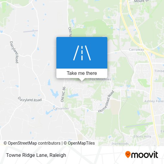 Mapa de Towne Ridge Lane