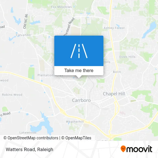 Watters Road map