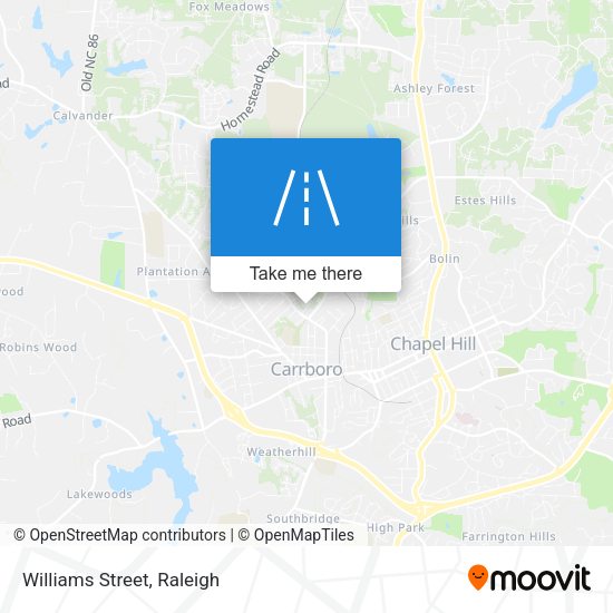 Mapa de Williams Street