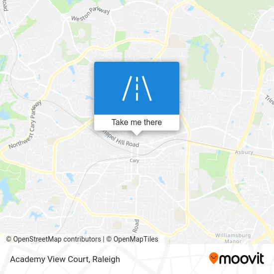 Academy View Court map