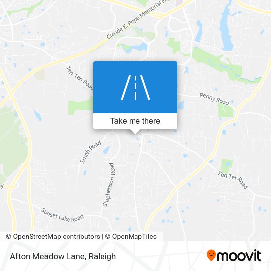 Mapa de Afton Meadow Lane