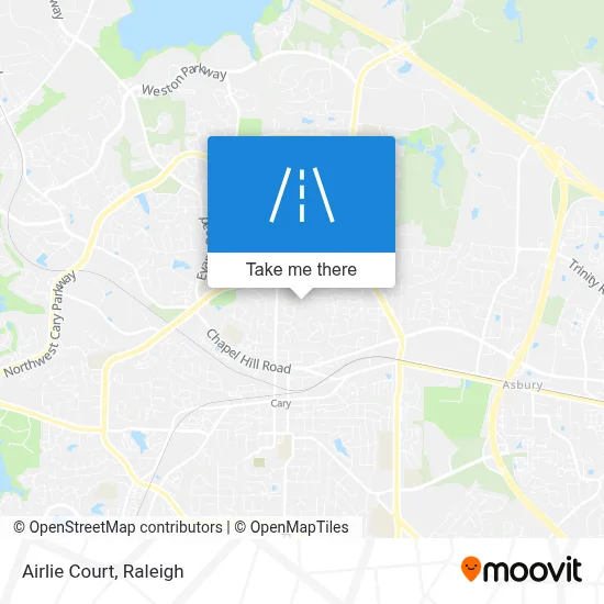 Airlie Court map
