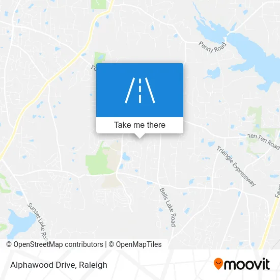 Alphawood Drive map
