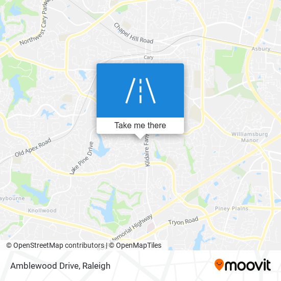 Amblewood Drive map