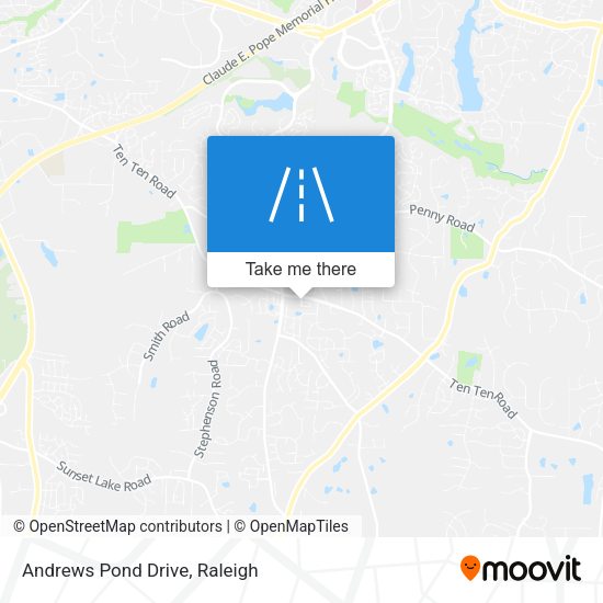 Andrews Pond Drive map