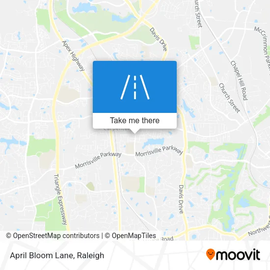 April Bloom Lane map