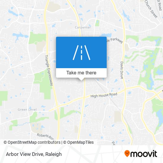 Arbor View Drive map