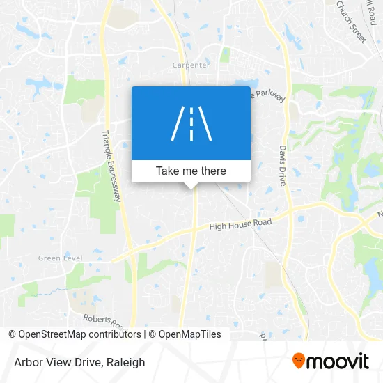 Arbor View Drive map