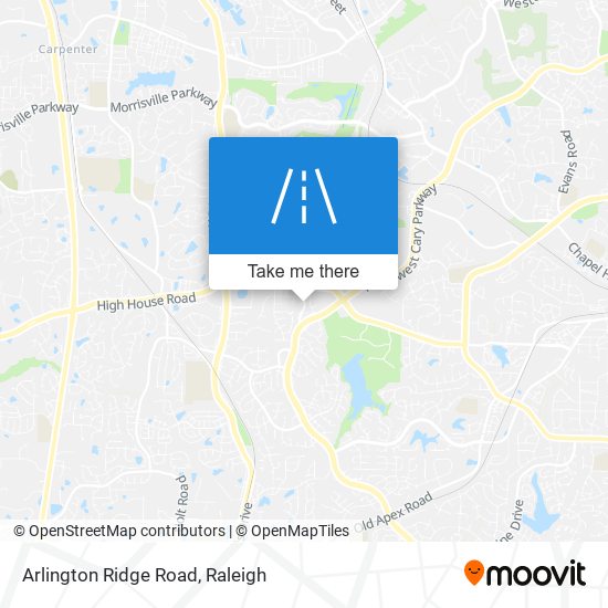 Arlington Ridge Road map
