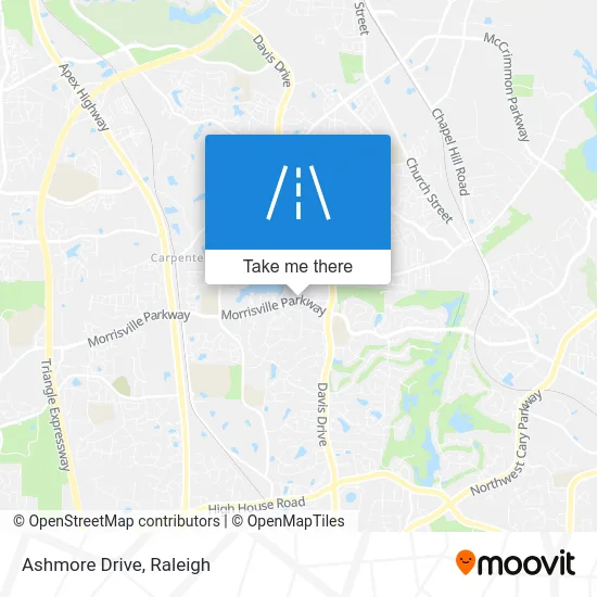 Ashmore Drive map