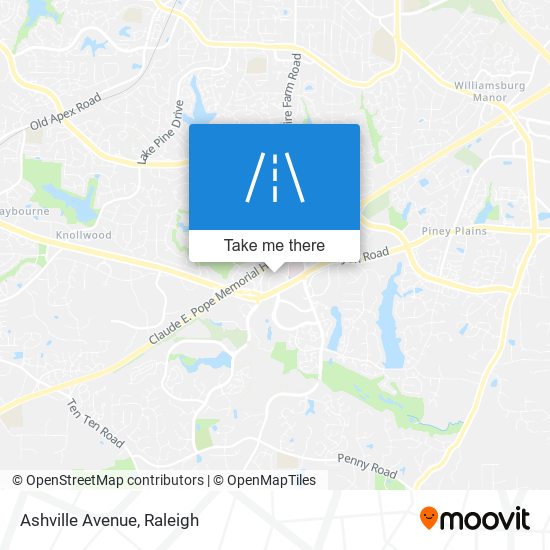 Ashville Avenue map
