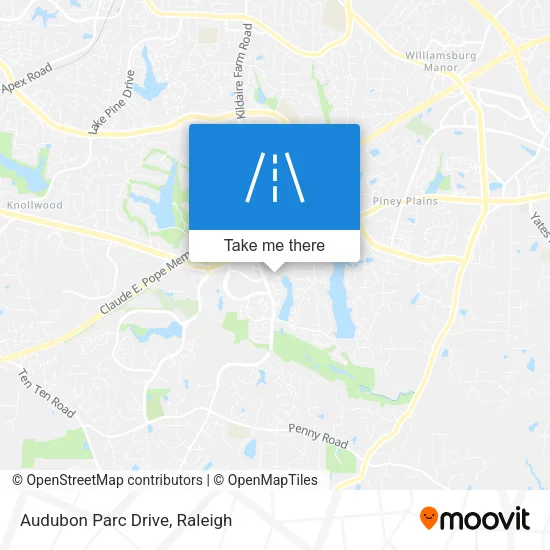 Mapa de Audubon Parc Drive