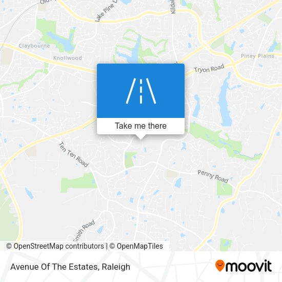Mapa de Avenue Of The Estates