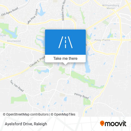 Ayelsford Drive map
