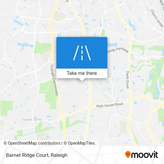 Barnet Ridge Court map