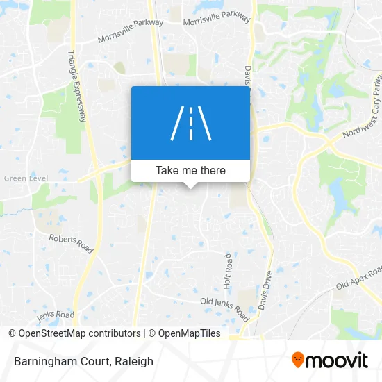 Barningham Court map